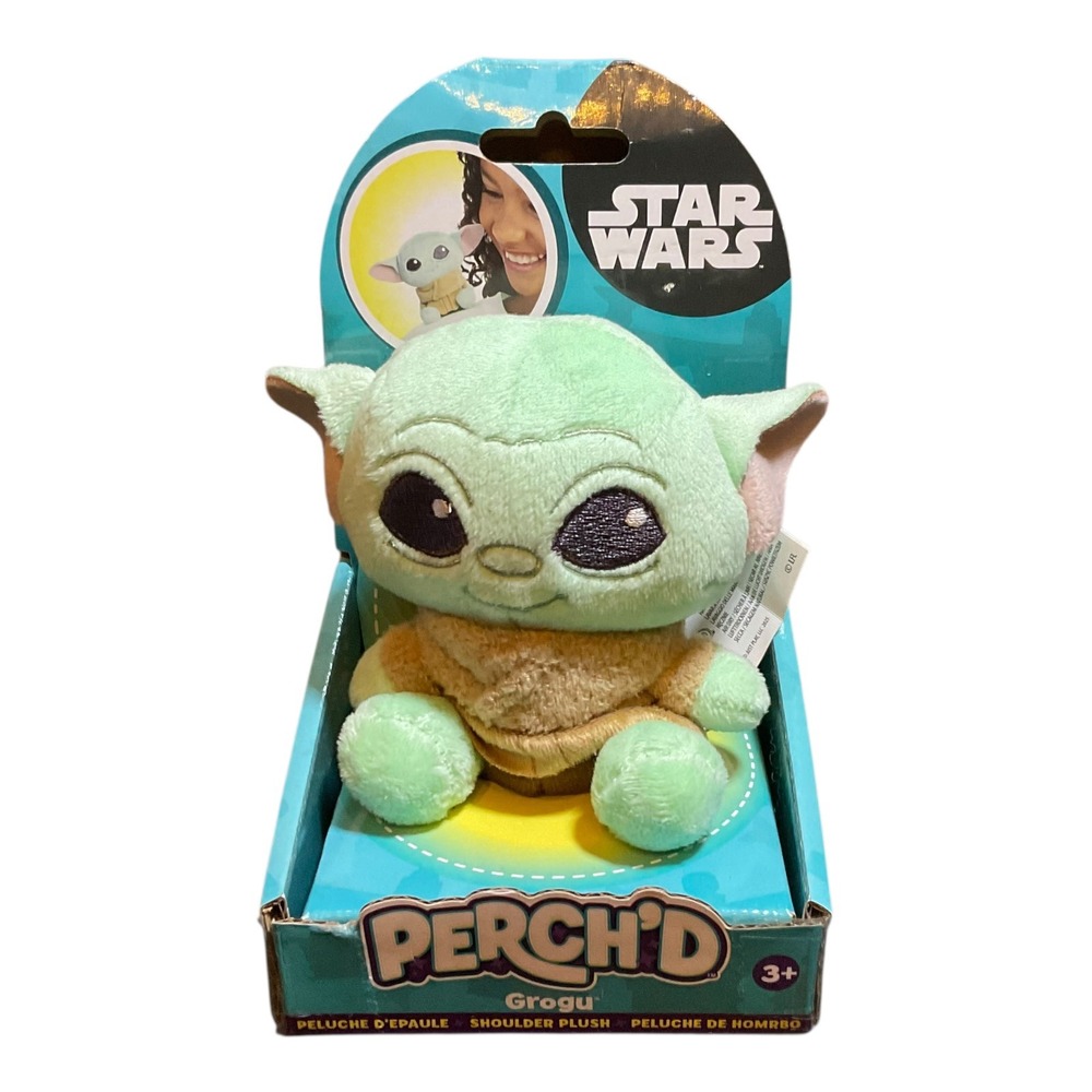 Star Wars Perch'd Grogu Shoulder Plush The Mandalorian Baby Yoda New In Hand